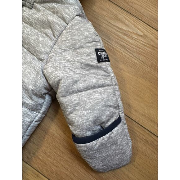 Oshkosh B'gosh Pram Suit With Flip Booties Snowsuit Coat 3-6 Months NWT Winter - Picture 2 of 8